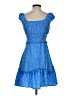 Unbranded 100% Polyester Polka Dots Blue Casual Dress Size S - photo 2
