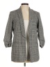 Lush 100% Polyester Houndstooth Gray Coat Size M - photo 1