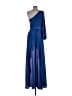 Mac Duggal 100% Polyester Blue Cocktail Dress Size 6 - photo 2