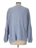 j. society 100% Cotton Blue Pullover Sweater Size L - photo 2