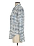 Cloth & Stone 100% Rayon Plaid Blue Long Sleeve Button-Down Shirt Size XS - photo 5