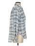 Cloth & Stone 100% Rayon Plaid Blue Long Sleeve Button-Down Shirt Size XS - photo 4