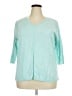 Talbots 100% Cotton Teal Pullover Sweater Size 2X Petite - photo 1