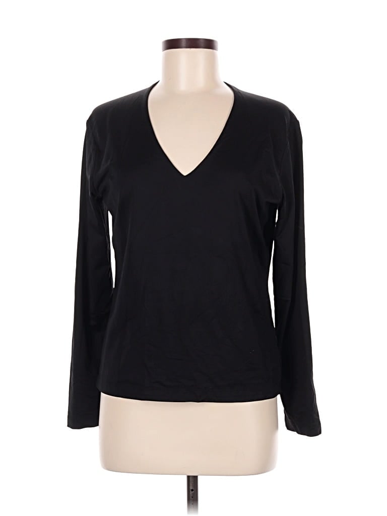 Pre-owned White Stag 3/4 Sleeve T-shirt In Black