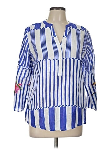 Vilagallo 3/4 Sleeve Button-Down Shirt (view 1)