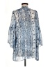 Kaktus 100% Polyester Blue Kimono Size M - photo 2