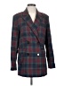 VICI Plaid Burgundy Blazer Size XS - photo 1
