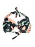 Cocoship Tropical Black Swimsuit Top Size XL - photo 1