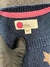 Boden 100% Acrylic Stars Blue Pullover Sweater Size 11-12y - photo 3