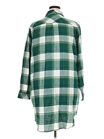 Liz Claiborne 3/4 Sleeve Button-Down Shirt (view 2)