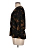 1.State 100% Polyester Black 3/4 Sleeve Blouse Size L - photo 5
