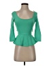 Bebe Green 3/4 Sleeve Top Size XS - photo 1