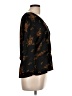 1.State 100% Polyester Black 3/4 Sleeve Blouse Size L - photo 4