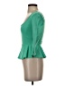 Bebe Green 3/4 Sleeve Top Size XS - photo 5