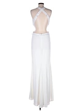 halter long white dress Alice Satin Halter Maxi Dress