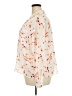 Worthington 100% Polyester Floral Ivory Long Sleeve Blouse Size 2X - photo 5