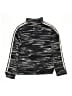 Adidas 100% Polyester Stripes Black Track Jacket Size 10 - 12 - photo 2