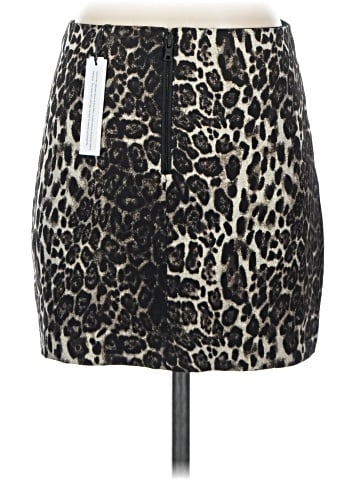 Alice + Olivia Faux Leather Skirt (view 2)