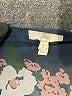 Joie 100% Silk Floral Blue Black Short Sleeve Blouse Size S - photo 7