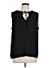 Ann Taylor Black Sleeveless Blouse Size L - photo 1
