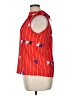 Molly Bracken 100% Polyester Red Sleeveless Blouse Size XL - photo 5