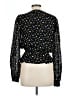 Reformation 100% Viscose Black Long Sleeve Blouse Size L - photo 2