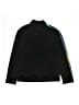 Adidas 100% Polyester Stripes Black Track Jacket Size 10 - 12 - photo 2
