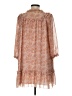 Wilfred 100% Polyester Paisley Tan Cocktail Dress Size XS - photo 2