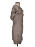 BCBGMAXAZRIA Solid Gray Casual Dress Size S - photo 4