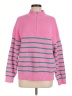 Lillusory Stripes Pink Pullover Sweater Size M - photo 1