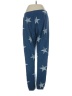 Monrow Stars Blue Casual Pants Size XS - photo 2