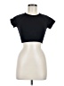 Unbranded Black Short Sleeve Top Size M - photo 1