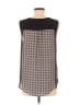 Ann Taylor LOFT 100% Polyester Brown Sleeveless Blouse Size M - photo 2