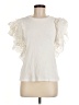 Assorted Brands Ivory Short Sleeve Top Size M - photo 1