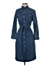 J. Peterman Blue Casual Dress Size XS - photo 1