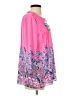Lilly Pulitzer 100% Polyester Pink 3/4 Sleeve Blouse Size S - photo 4