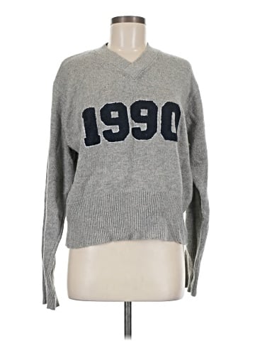 Flat White Pullover Sweater (view 1)