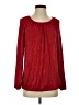 Faded Glory 100% Polyester Red Long Sleeve Blouse Size S - photo 1