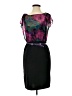 AB Studio 100% Polyester Graphic Black Cocktail Dress Size 8 - photo 1