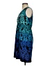 Soma Paisley Blue Cocktail Dress Size XS - photo 5