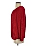 Faded Glory 100% Polyester Red Long Sleeve Blouse Size S - photo 5