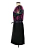 AB Studio 100% Polyester Graphic Black Cocktail Dress Size 8 - photo 5
