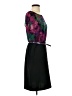 AB Studio 100% Polyester Graphic Black Cocktail Dress Size 8 - photo 4