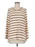 Chaser Stripes Tan Pullover Sweater Size M - photo 1