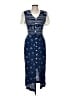 Assorted Brands 100% Rayon Blue Casual Dress Size 6 - photo 1