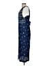 Assorted Brands 100% Rayon Blue Casual Dress Size 6 - photo 5