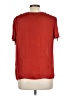 Banana Republic 100% Polyester Red Short Sleeve Blouse Size L - photo 2