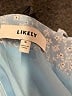 Likely 100% Polyester Blue Cocktail Dress Size 6 - photo 7