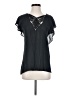 Addison Black Short Sleeve Blouse Size XS - photo 1