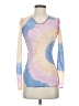 Pete 100% Nylon Blue Long Sleeve Top Size XS - photo 1